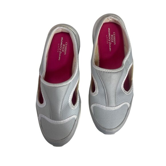 Avon Cushion Walk Memory Foam Slip On Shoes Womens 8W Gray - Picture 5 of 10